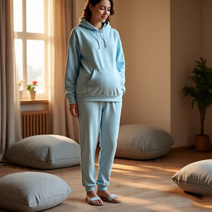 Chándal de embarazo para mujer, sudaderas holgadas y pantalones de chándal, chándal de maternidad para ejercicio de jogging para mujer - Product Image 3