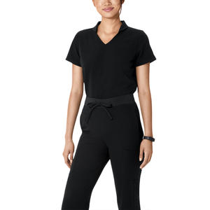 Uniformes Médicos Personalizados al por Mayor Directo de Fábrica, con Logotipo Personalizado, de Spandex/Poliéster, Cuello Multiusos, Tallas Grandes - Product Image 2