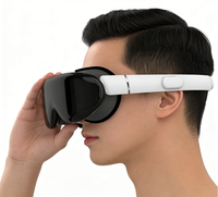 Lunettes VR avec écran HD, expérience de jeu immersive, visionnage de films sans batterie, légères, 205g, casque