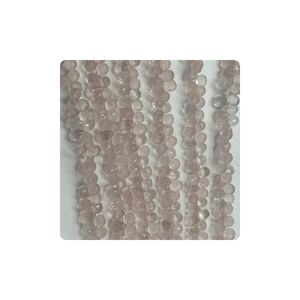 Quartz rose naturel de qualité supérieure toutes formes perles de taille personnalisée tierce partie certifiée Alif bijoux internationaux - Product Image 6