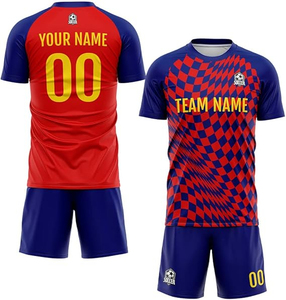 Vente en gros Chemise en jersey de football confortable Séchage rapide Personnalisée Sublimation Imprimé Vêtements de football Tops - Product Image 2