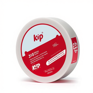 Ruban de protection en PVC blanc 318, longueur 33 m, largeur 30 mm, 1 rouleau KIP pour usage de bureau - Product Image 3