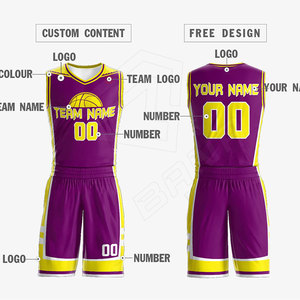 Ensembles d'uniformes de basket-ball 100% polyester personnalisés à séchage rapide et de bonne qualité design unisexe en gros pour adultes et équipes - Product Image 3