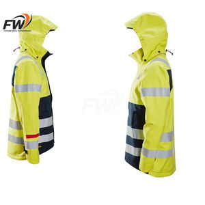 Chaqueta Softshell Reflectante de Alta Visibilidad para Hombre, Ropa de Trabajo de Invierno, Diseño Personalizable con Capucha, Venta Directa de Fábrica - Product Image 2