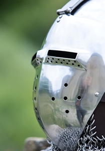 Casque de sport assis, casque aigre, Costume de renaissance médiéval, armure, articles cadeaux faits à la main - Product Image 6