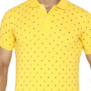 Polo estampado de alta calidad con mangas cortas, camisetas de golf de sublimación de Color sólido más vendidas para hombres con logotipo personalizado - Product Image 6