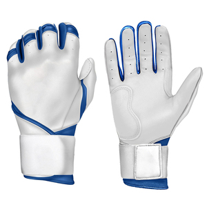 Bas prix Gants de frappeur de baseball en cuir de couleur en cuir de qualité supérieure Gant de softball en cuir de paume ventilée de couleur personnalisée - Product Image 6
