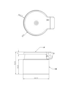 Vanne d'admission manuelle en acier inoxydable de 2 pouces pour systèmes d'aspiration centralisée domestiques - Product Image 2