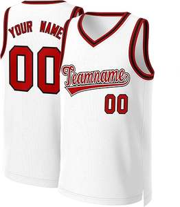 เสื้อบาสเก็ตบอลสำหรับผู้ชายเสื้อบาสเก็ตบอลผ้าแห้งเร็วระบายอากาศได้หมายเลขทีมออกแบบได้ตามต้องการ - Product Image 6