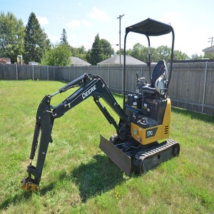 John Deeree 17G <b>Mini</b> Excavator RUBBER TRUCAKS OPEN STATION STANDARD ARM 12 IN TOOTH BUCKET <b>CLAMP</b> KIT - Product Image 6