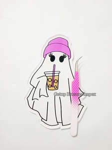 แผ่นรองต่อขนตาอะคริลิคคุณภาพสูง รูปผีน่ารัก พร้อมแม่เหล็ก สำหรับแหนบต่อขนตา มีแบบสั่งทำได้ - Product Image 6