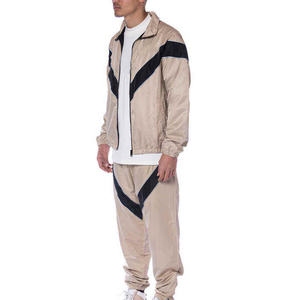 Calidad superior OEM ODM Service 2025 Chaqueta cortavientos transpirable Conjunto de dos piezas para hombres Chándales cortavientos al por mayor - Product Image 2