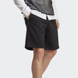 กางเกงขาสั้นผู้ชายสไตล์วินเทจ ลายพิมพ์ฟอกสี ผ้าฝ้ายเป็นมิตรกับสิ่งแวดล้อม ระบายอากาศได้ดี เหมาะสำหรับใส่ลำลองในฤดูร้อน สตรีทแวร์  มีเชือกผูกเอวและกระเป๋า - Product Image 3