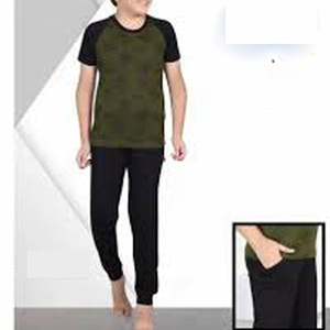 Superbe ensemble décontracté deux pièces pour garçons, nouveau modèle printemps-automne, col montant, en coton doux à motif animalier pour bébé - Product Image 2