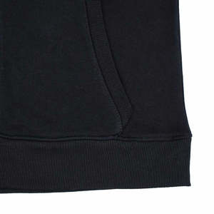 Sweat à capuche demi-zip personnalisé de haute qualité pour homme, en polaire noire, imperméable, techniques de broderie, meilleur prix pour l'hiver - Product Image 4