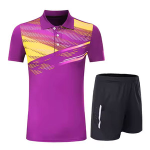 <b>Tennis</b> Wear Supply From Stock Adults Breathable Sports Jersey Printing <b>Table</b> <b>Tennis</b> Uniform Sets Sublimation Badminton Clothes - Product Image 6