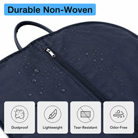 Housse de protection de luxe pour robe de mariée avec fermeture éclair, housse portable pour robe de mariée longue, sac de rangement de voyage personnalisable avec logo