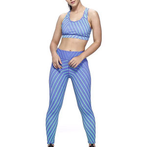 Vente en gros de vêtements de yoga, robes décontractées de gym fitness pour femmes, ensembles de fitness 2 pièces, soutien-gorge de sport imprimé par sublimation, ensemble de yoga legging - Product Image 1