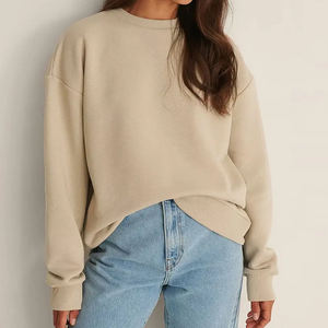 Sweat à capuche 100% coton personnalisable OEM pour femmes Sweat à capuche thermique brodé pour l'hiver Technique de teinture unie - Product Image 1