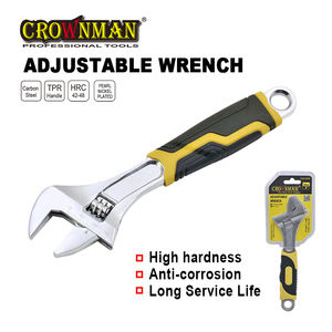 CROWNMAN <strong>8</strong>&quot;/10&quot;/12&quot; Carbon Steel Repairing Multifunction Sliding Adjustable <strong>Spanner</strong> Wrench - Product Image 2