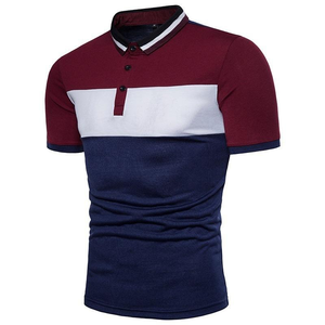 Vente en gros de t-shirts pour hommes en tricot uni respirant, chemise de luxe, uniforme unisexe, design personnalisé - Product Image 2