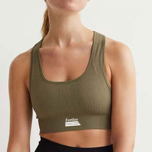 Soutien-gorge de sport respirant à maintien élevé pour femme, avec bretelles réglables et logo frontal – Prêt pour le yoga – Meilleures ventes à prix réduit pour adultes - Product Image 6