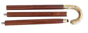 Wooden <b>Walking</b> <b>Stick</b> Handmade Canes Brass Handle Antique Decorative Canes <b>for</b> <b>Men</b> Women - Product Image 3