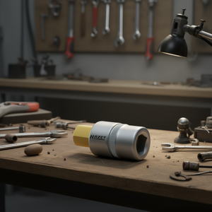 Hazet 1/2'' Screwdriver <b>Socket</b> Hexagonal Short Square with Knurling Product Category <b>Socket</b> - Product Image 3