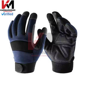 Guantes de mecánico de seguridad Industrial de alta resistencia Guantes de trabajo de cuero de primera calidad Función antiestática Soldadura Jardinería Conducción personalizada - Product Image 5