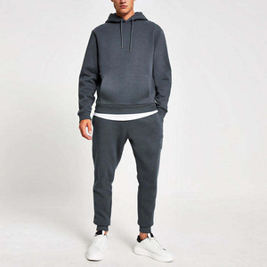 Nouveaux sweats à capuche surdimensionnés coupe-vent pour hommes personnalisés motif solide personnalisé bloc de couleur tricoté armure anti-rétrécissement sweats à capuche pour hommes - Product Image 3