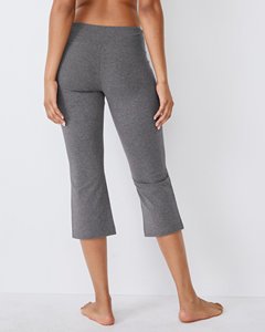 Pantalones Capri de Cintura Alta para Mujer, Leggings Deportivos de 3/4 de Longitud, Logotipo Bordado, Transpirables, Tejidos con Técnicas de Costura - Product Image 4