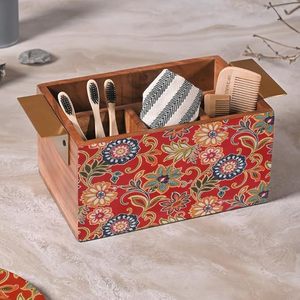 Porta Utensilios de Madera Impreso, Organizador Económico para Cucharas, Cucharones y Utensilios de Cocina, Porta Utensilios de Madera Decorativo Impreso - Product Image 3