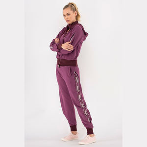 Pantalones de chándal de invierno de lana de alta calidad para mujer, pantalones de chándal informales para mujer, pantalones deportivos para mujer, pantalones de chándal personalizados al por mayor - Product Image 2