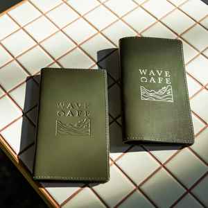 กระเป๋าสมุดเช็คหนังแท้ Cross Hatch กระเป๋าใส่บัตรทำจาก LBH-0097ปากีสถาน - Product Image 4