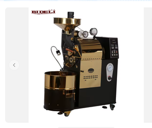 Tostadora de Café Comercial de 3 kg, 5 kg, 6 kg, 10 kg, 12 kg, 15 kg, Tostadora de Granos de Café Eléctrica a Gas, Máquina Tostadora de Café Industrial - Product Image 1