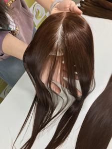 Fermeture et cheveux humains vierges en vrac pur brut non traité vietnamien Remy doux HD en vrac 1B couleur styles de boucles de vague russe - Product Image 1