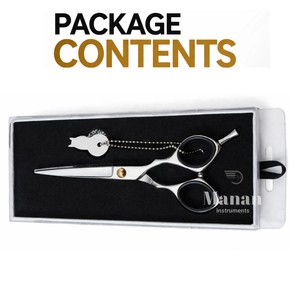 Ciseaux de coiffure professionnels 6,5 pouces en acier inoxydable, ciseaux de barbier, outil à lame droite pour salon, vis réglable, fourniture OEM - Product Image 5