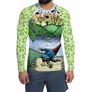 Rashguard para hombre transpirable de la mejor calidad, ropa deportiva sublimada impresa de alta calidad, nuevo diseño Rashguards para hombre - Product Image 1