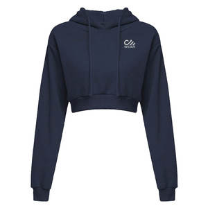 Derniers prix Tops en molleton pour femmes, sweats à capuche pour femmes, taille plus, crop top à capuche pour femmes - Product Image 5