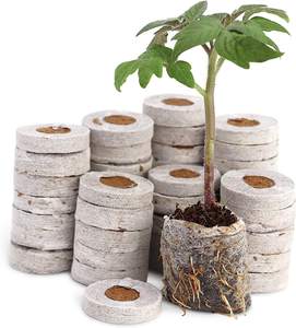 Pétalos de coco de pith coco, comprimible, redondo, para planta, semillas, tierra de vivero, semillas, principiantes - Product Image 4