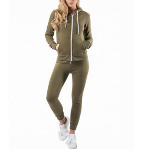 Ensemble de jogging de sport à capuche 100% coton pour homme avec veste de piste d'équipe et pantalon de survêtement - Product Image 3