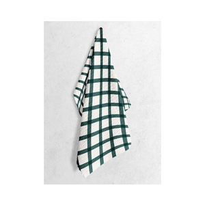 Calidad Superior 3D comprueba 100% algodón GOTS aprobado bordado cesta tejido 550GSM secado rápido acabado suave toalla de cocina duradera - Product Image 2