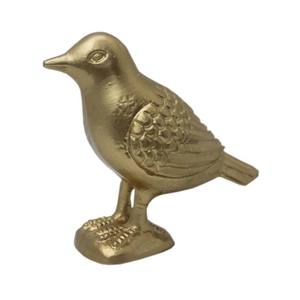 Sculptures d'oiseaux en aluminium décoratives pour la maison fini or Figurines abstraites pour la décoration de salon à la maison Sculpture de bureau - Product Image 1