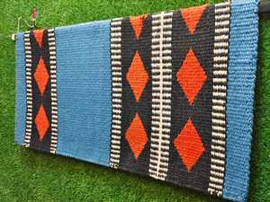 Manta de sillín de lana hecha a mano con diseño de Nueva Zelanda para Western Show Horse Top Wool Saddle Pad con tamaño de forro polar - Product Image 2