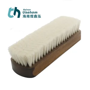 Customized Logo Wool Wood Shoe Oil Polishing Brush Shoe Brush Polishing And Polishing Leather Shoes Care Multi-functional Brush