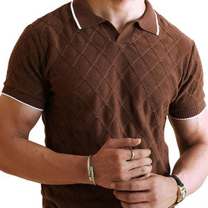 Polo de Punto Texturizado Premium para un Estilo Casual Diario, Polo de Punto Texturizado Ligero - Product Image 4