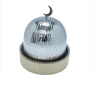 Pot à bonbons décoratif incurvé à la main pour servir les aliments lors de dîners de mariage, vaisselle en acier inoxydable, pot à bonbons rond pour servir - Product Image 1