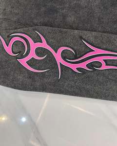 Pull à capuche graphique surdimensionné pour homme Style fermeture éclair Impression numérique bouffante Style Streetwear Couleurs noires - Product Image 5