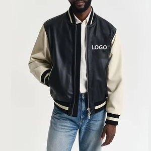 Chaqueta Universitaria de Alta Calidad con Diseño Personalizado en 3D, Bordado de Letras de Chenilla, Chaqueta Varsity de Béisbol para Hombre - Product Image 1