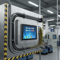 Panel PC Industrial Resistente de 21.5 Pulgadas con Android RK3588, POE, 4G, NFC, Huella Dactilar, Pantalla Táctil, IP65, 1920x1080, Montaje en Pared
